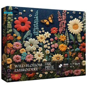 Wild Blossom Flower Jigsaw Puzzle for Adults 1000 pieces NEW UNOPENED ITEM